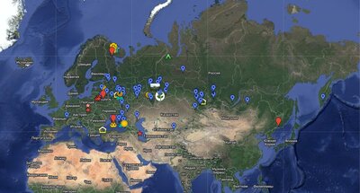 Карта купольного строительства